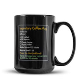 Funny Mugs LOL MMO mug with legendary level 110 design for epic morning gaming.