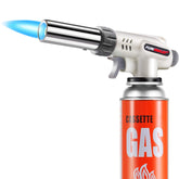 FunOwlet kitchen torch ignition in action enables quick caramelization and precise start.