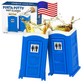 Funwares Porta Potty shot glasses set of 2 add bold humor to any party