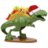 Funwares Tacosaurus front view holds two tacos for easy serving