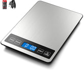 Fuzion Food Scale top view shows a spacious tempered glass surface for easy ingredient prep at a glance