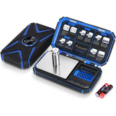 Fuzion TU-X pocket scale with X-star lid protects the chamber and feels premium.