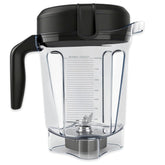Fxsmgdy 64oz low-profile blender pitcher with open lid for easy ingredient addition