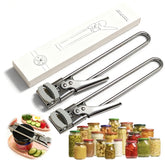 FXUKM adjustable jar opener with easy-grip handles for effortless lid opening.