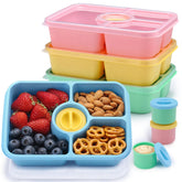 GadgBlizza Bento colorfully styled 4-pack for easy lunch packing
