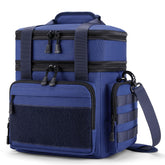Gafetrey large lunch box with dual compartments for hot and cold meals at work