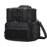 Gafetrey tactical lunch box main compartment shows dual zones for hot and cold meals at work.