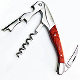 GAJING Exquiste Waiter Corkscrew with rosewood handle delivers a comfortable grip for easy corking