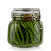 Galashield 24 oz glass jar with lid enables pantry organization and freshness