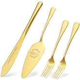 Galaxozent wedding cake knife with clean lines for precise, elegant cake cutting.
