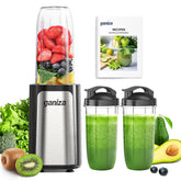 Ganiza blender high-speed motor powers quick smoothies.