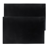 Garandad bar mat 18x12 black duo pack, quick-drying and durable.