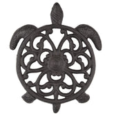 GASARÉ cast iron trivet sea turtle design protects surfaces from heat.