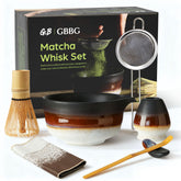 GBBG Matcha Whisk Set Desert Series bowl shown for smooth whisking and elegant serving.