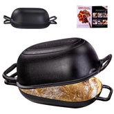 GdnWings oval Dutch oven for bread baking with even heat for crusty loaves