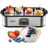 GDOR Yogurt Maker adjustable-temp: precise control for creamy yogurt.