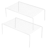 GEDLIRE cabinet shelf 2-pack medium storage expands kitchen space and keeps items organized.