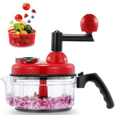 Geedel Hand Food Chopper blades for fast onion and herb chopping.