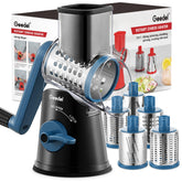 Geedel rotary cheese grater assembled for all in one prep