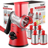 Geedel rotary cheese grater base with strong suction for stable grating