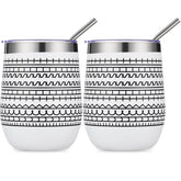 Geiserailie hidden message mug 12oz set in white, a warm beverage companion with a playful surprise.