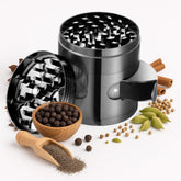 Generic 4-Piece Spice Grinder top view, compact for on-the-go grinding.