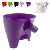 Generic flour funnel for KitchenAid KSM150 Tilt-Head prevents spills during pouring.