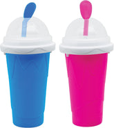 Generic Frozen Magic Slushy Maker Cup in freezer with cold insert for quick slush