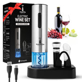 Generic GrapeVibeEssentials electric wine opener uncorks smoothly for quick entertaining.
