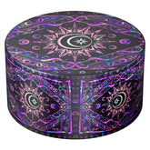 Generic grinder manual kitchen purple compact design for easy grinding and storage.