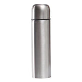 Generic stainless steel thermal bottle keeps drinks hot or cold