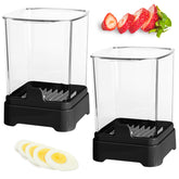 GENGCANG fruit slicer cup slices strawberries quickly for snacks