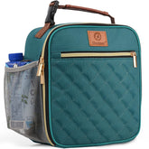 Genteen Lake Green lunch box front view ideal for daily meals.