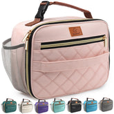Genteen lunch box pink capacity view for a full lunch