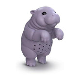 Genuine Fred Sip'opotamus belly-open infuser ready for easy tea filling.