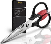 Gerior kitchen scissors with come-apart design for easy cleaning and food safety.