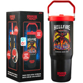 Get Trend Stranger Things tumbler with stainless steel body, keeps drinks cool during school
