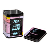 getDigital Tea Tin with Earl Grey Hot replicator interface for sci-fi fans.