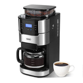 Gevi 10-Cup Drip Coffee Maker front view, compact and counter-friendly.