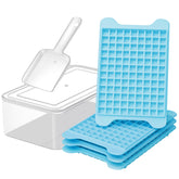 GGUW nugget ice tray with bin, top view, showing easy release.