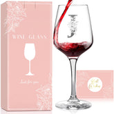 GiftHarbor monogrammed wine glass with elegant engraving for celebrations