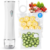 Gikxki vacuum sealer with visible tank for mess-free sealing at home.