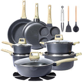 GiPP 22-piece ceramic nonstick cookware set for everyday cooking.