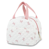 GISMTR Lunch Bag with quilted pattern for stylish daily luncheons on the go.