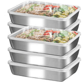 GIUOIDUO stainless steel lunch box with lid for organized meal prep.