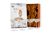 GLASSIQUE CADEAU Venus Seashell Coupe glass showcases seashell silhouette for refined champagne moments.