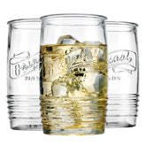 Glaver's 20 oz tumbler front view, sturdy daily glassware for water and drinks.