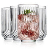 Glaver's Vintage Glassware arch ribbed glass perfect for cocktails and daily use