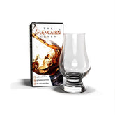 GLENCAIRN whiskey glass in gift carton highlights a comfortable hand-fit for easy gripping.