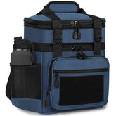 GLENKEY double deck lunch box with top expandable compartment for extra capacity during workdays